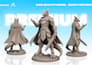 sculpt 3d characters for 3d printing, miniatures and action figures